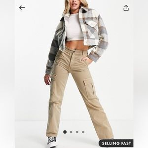 Straight leg cargo pants